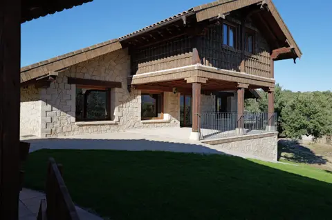 La casa vista desde el porche